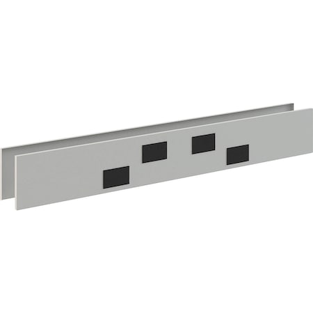 Global Industrial Base & Cover Raceway, 6959BP Series, 3 ft W 695922BP